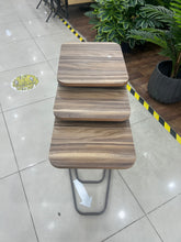 Load image into Gallery viewer, طقم طاولات تقديم مربعة للكنب
