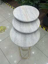 Load image into Gallery viewer, طقم تقديم للكنب ٣ طاولات دائرية