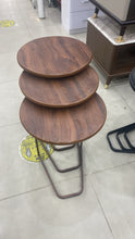Load image into Gallery viewer, طقم تقديم للكنب ٣ طاولات دائرية