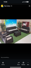 Load image into Gallery viewer, طقم جلوس خارجي ل ٧ اشخاص
